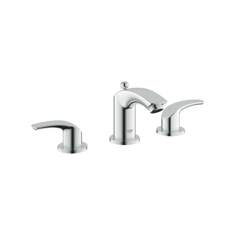 8-inch Widespread 2-Handle S-Size Bathroom Faucet 1.2 GPM - GROHE StarLight Chrome