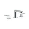 [2020900A] 8-Inch Widespread 2-Handle S-Size Bathroom Faucet 1.2 GPM - GROHE StarLight Chrome