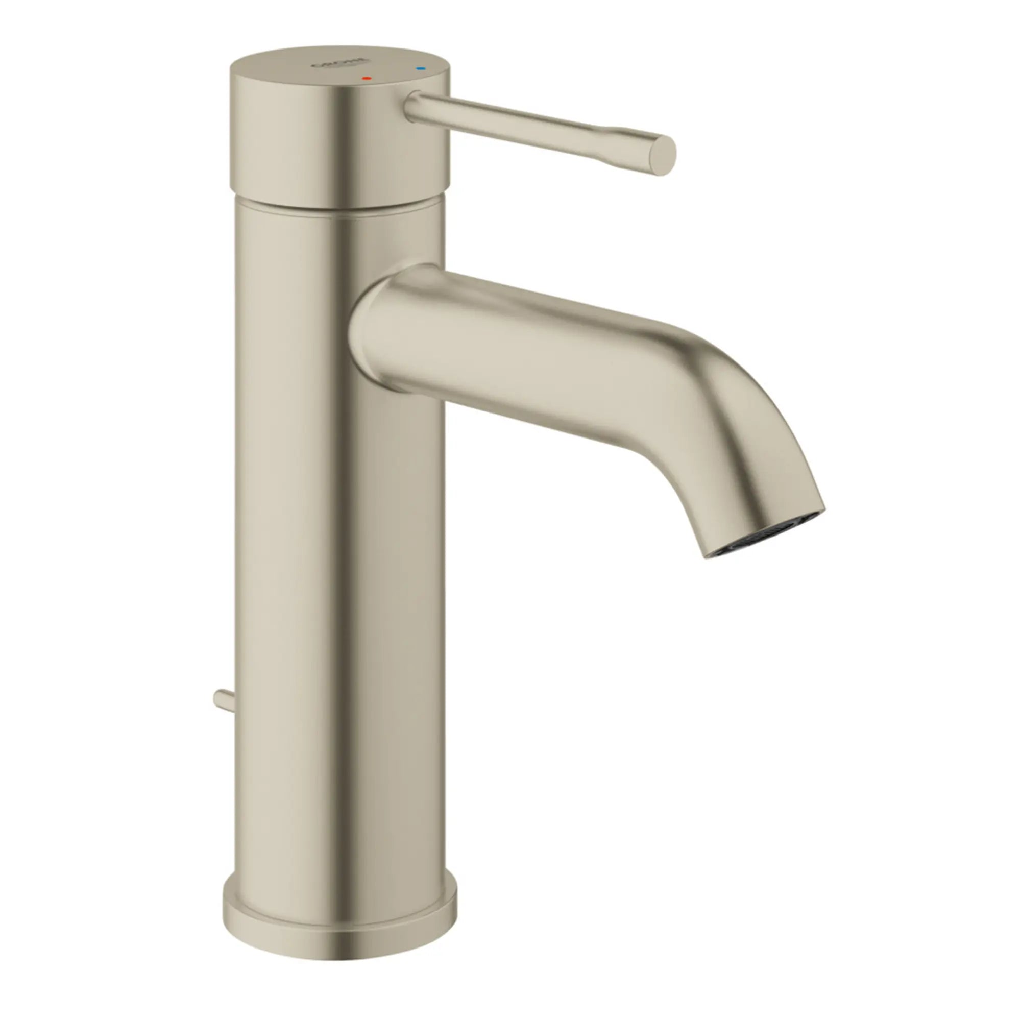 Single Hole Single-Handle S-Size Bathroom Faucet, 1.2 GPM (4.5 L/min) // BRUSHED NICKEL INFINITYFINISH // 163086_23592EN1_1_CDNwebp.webp
