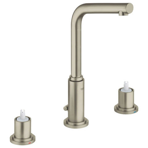 8-inch Widespread 2-Handle L-Size Bathroom Faucet 1.2 GPM - Brushed Nickel InfinityFinish