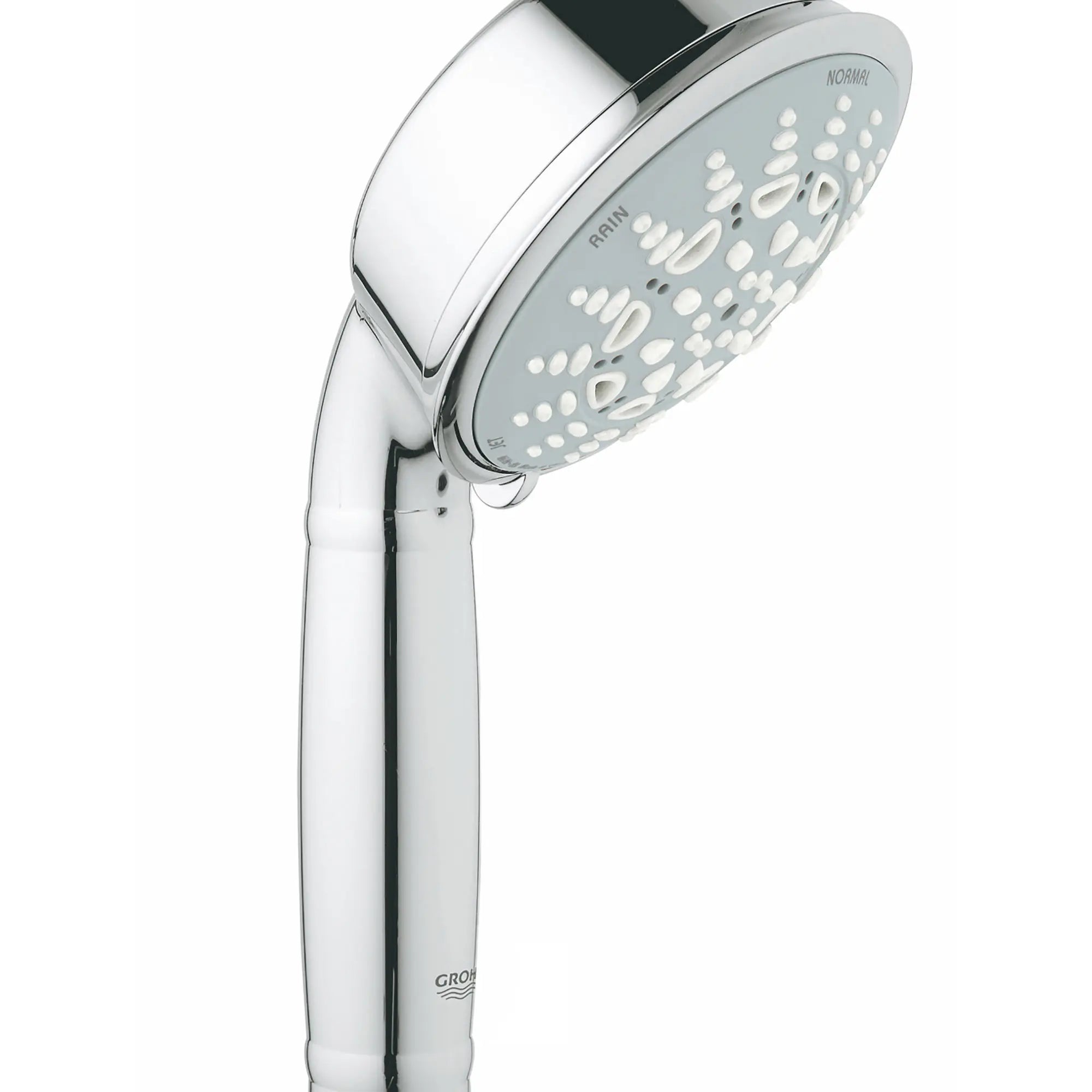 100 Hand Shower - 5 Sprays, 1.75 gpm // GROHE STARLIGHT CHROME // 163140_125868-SMO-27125000-with-1.8GPM-Flow-Restrictor-StarLight-Chrome-Silo_0_CDNwebp.webp