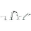 [25506000] Roman Tub Filler With 2.5 GPM Personal Hand Shower - GROHE StarLight Chrome