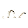 [25506BE1] 4-Hole 2-Handle Deck Mount Roman Tub Faucet with 1.75 GPM Hand Shower - GROHE StarLight Chrome