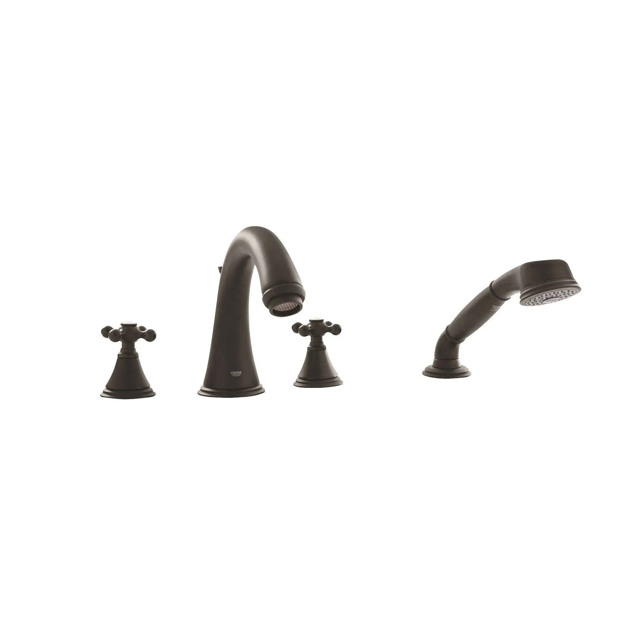 4-Hole 2-Handle Deck Mount Roman Tub Faucet with 1.75 GPM Hand Shower // OIL RUBBED BRONZE // 163227_25506ZB1-Geneva-2HDL-BATH-4-H-US-Oil-Rubbed-Bronze-Silo-1_0_CDNwebp.webp