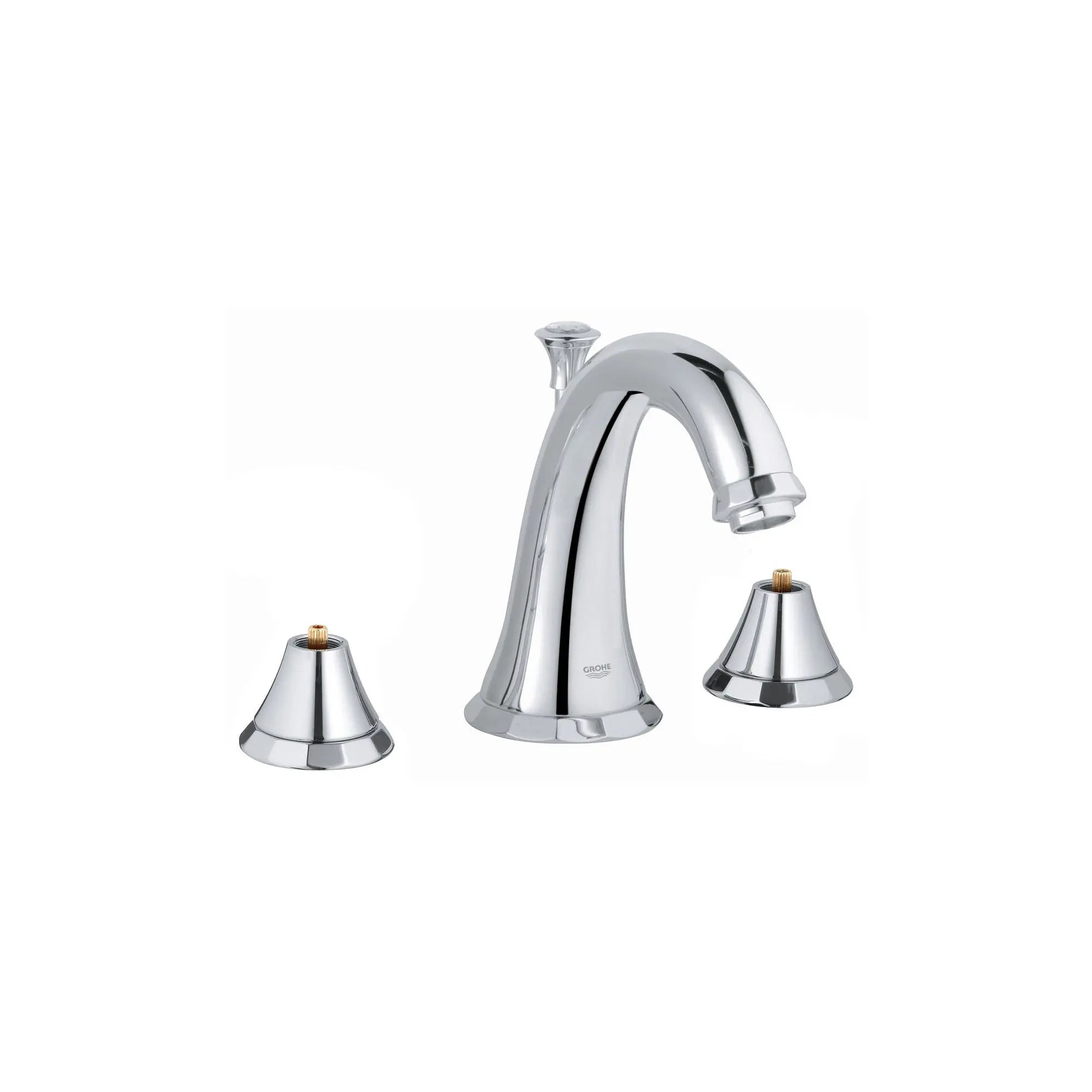 8 in. Widespread 2-Handle Bathrrom Faucet - 1.5 GPM // GROHE STARLIGHT CHROME // 163251_20124000-Kensington-8-in-Widespread-2-Handle-Bathrrom-Faucet-15-GPM-in-Chrome-Silo_0_CDNwebp.webp