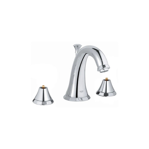 8 in. Widespread 2-Handle Bathrrom Faucet - 1.5 GPM - GROHE StarLight Chrome