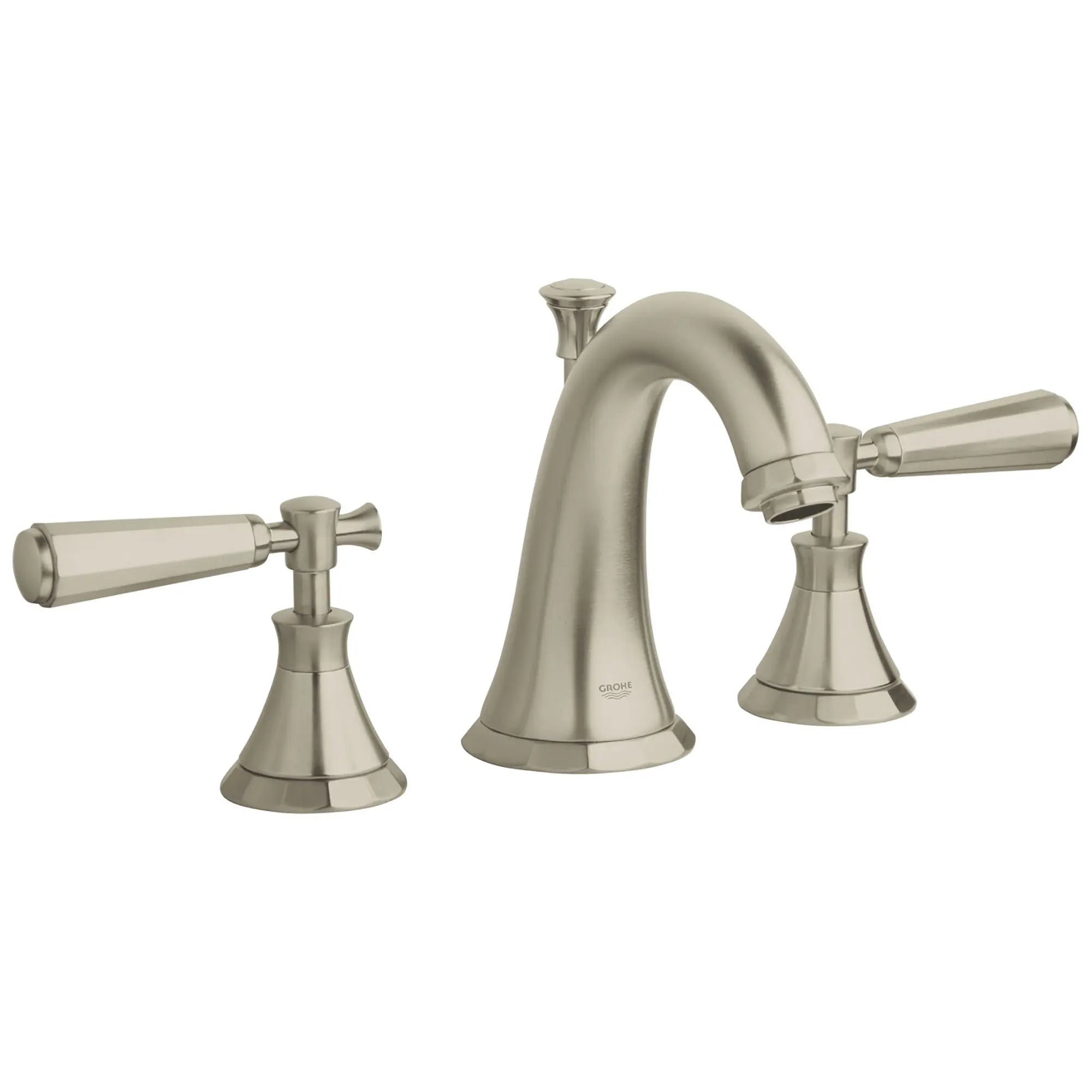 8-inch Widespread 2-Handle S-Size Bathroom Faucet 1.2 GPM // BRUSHED NICKEL INFINITYFINISH // 163254_20124ENA-Kensington-8-Widespread-Bathroom-Faucet-in-Brushed-Nickel-Silo_0_CDNwebp.webp