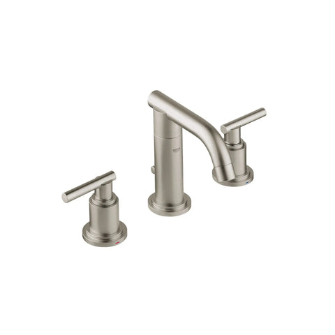 Lavatory Wideset W/O Hdls, Low Sp. - Brushed Nickel InfinityFinish