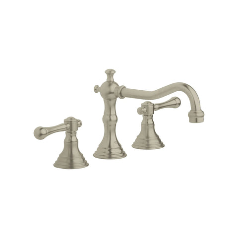 Bridgeford 8 in. Widespread 2-Handle 3-Hole Bathroom Faucet - Brushed Nickel InfinityFinish