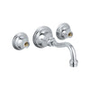 [2013500A] 2-Handle Wall Mount Faucet 1.5 GPM - GROHE StarLight Chrome