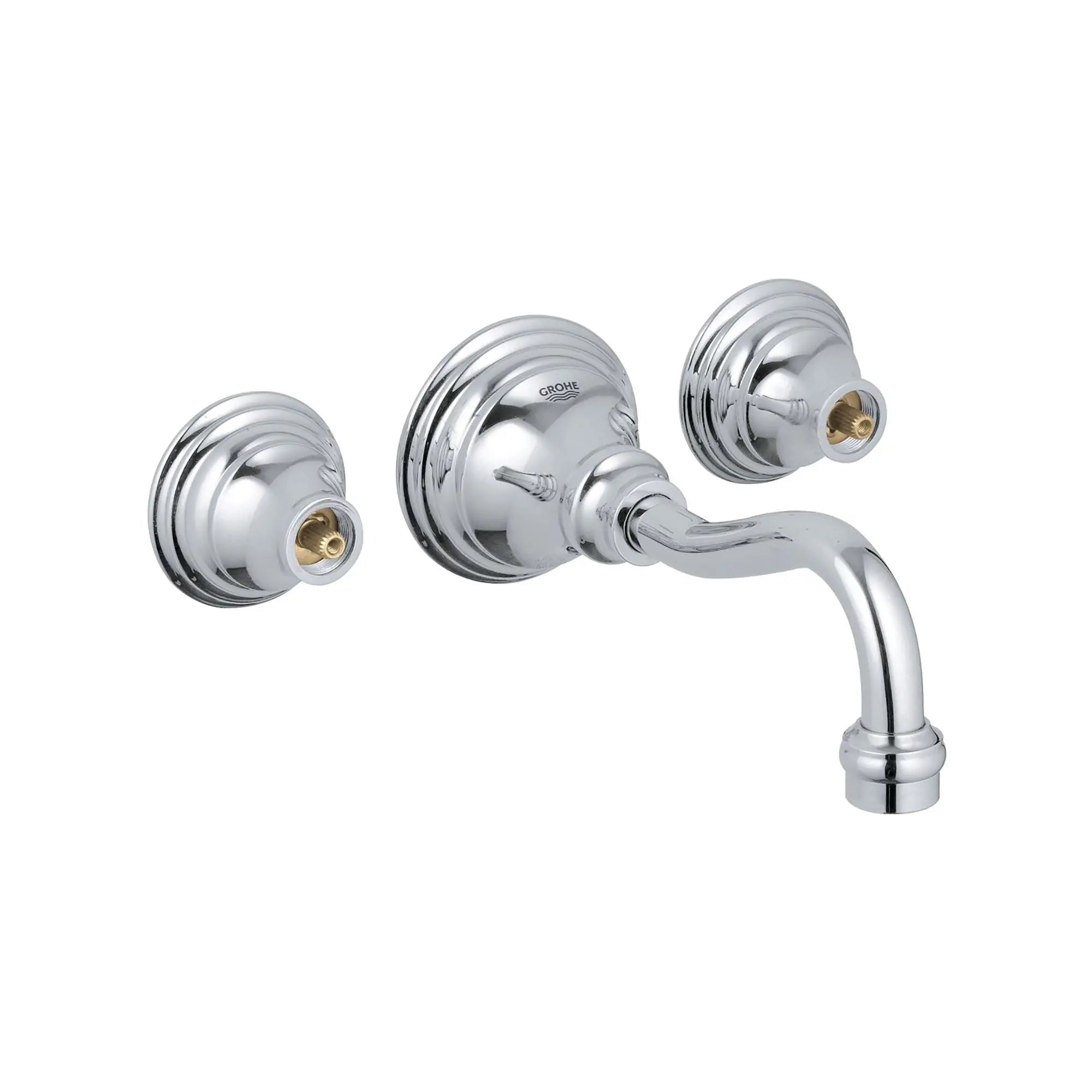 2-Handle Wall Mount Faucet 1.5 GPM // GROHE STARLIGHT CHROME // 163280_2013500A-Bridgeford-2-Handle-Wall-Mount-Vessel-Bathroom-Faucet-12-GPM-in-Chrome-Silo_0_CDNwebp.webp