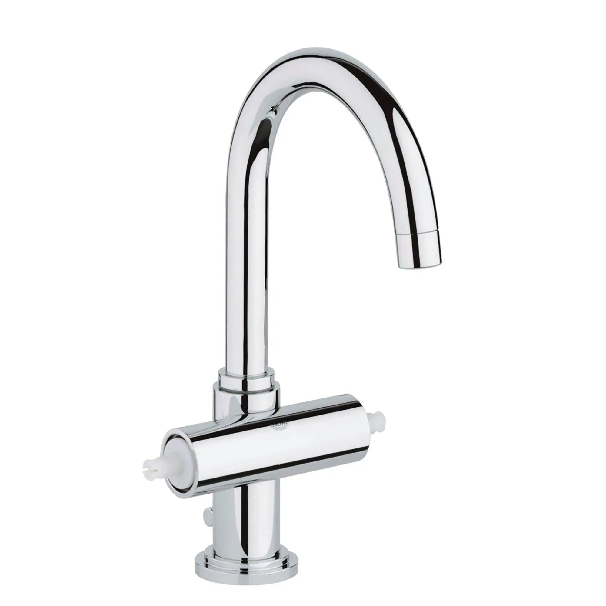 2-Handle Single-Hole High-Arc Bathroom Faucet - 1.5 GPM // GROHE STARLIGHT CHROME // 163284_21027000-Atrio-2-Handle-Single-Hole-High-Arc-Bathroom-Faucet-15-GPM-in-Chrome-Silo_0_CDNwebp.webp