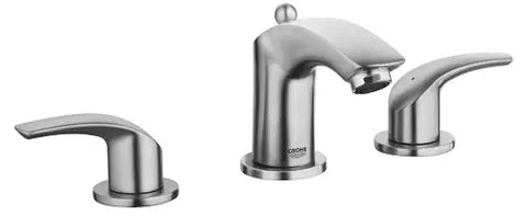 8-inch Widespread 2-Handle S-Size Bathroom Faucet 1.2 GPM - Brushed Nickel InfinityFinish