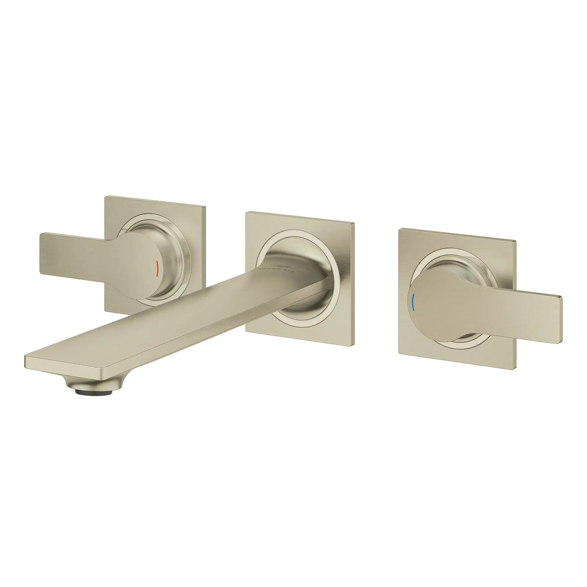 Allure 2-Handle Wall Mount Faucet, 1.2 GPM (4.5 L/min) // BRUSHED NICKEL INFINITYFINISH // 163434_Allure_SiloLeft_20586EN1_0001_Feb2023_0_CDNwebp_1573b632-8eaa-4f50-84e3-dadf6e0565b3.webp