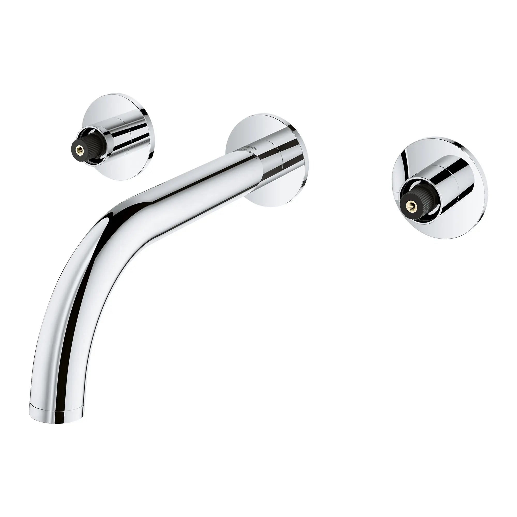 Atrio 2-Handle Wall Mount Faucet without Handles, 1.2 GPM (4.5L.min) // GROHE STARLIGHT CHROME // 163436_Atrio_SiloLeft_20663000_001_Feb2023_0_CDNwebp.webp