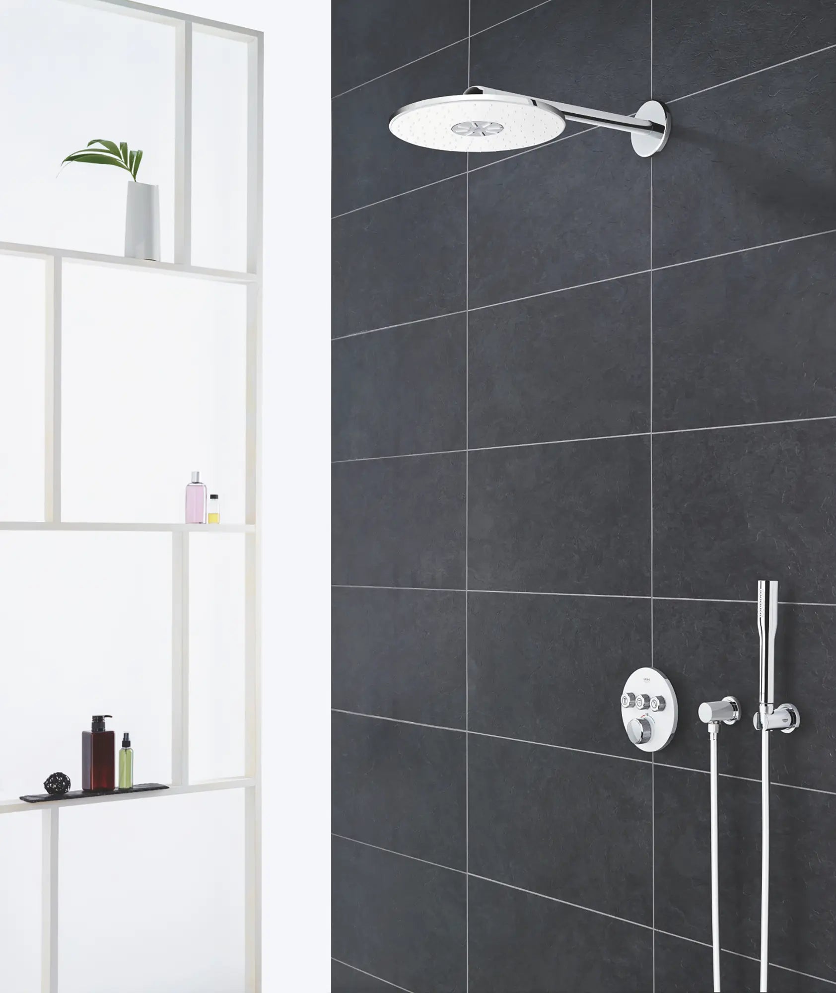 Stick Hand Shower - 1 Spray, 2.5 gpm // GROHE STARLIGHT CHROME // 163503_27400000_1_0_CDNwebp.webp