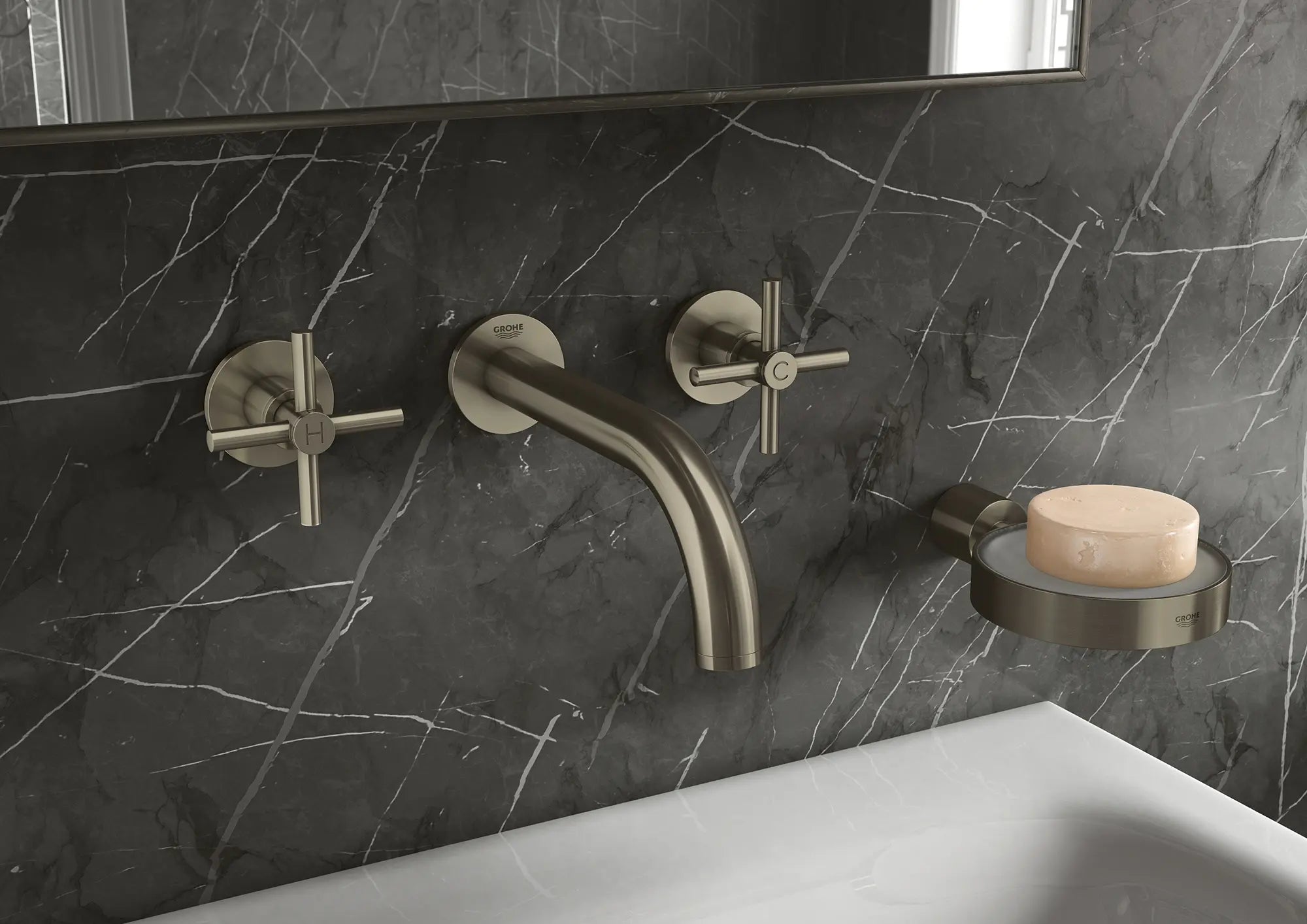 2-Handle Wall-Mount Faucet 1.2 GPM // BRUSHED NICKEL INFINITYFINISH // 163505_B-20173EN3_0_CDNwebp.webp