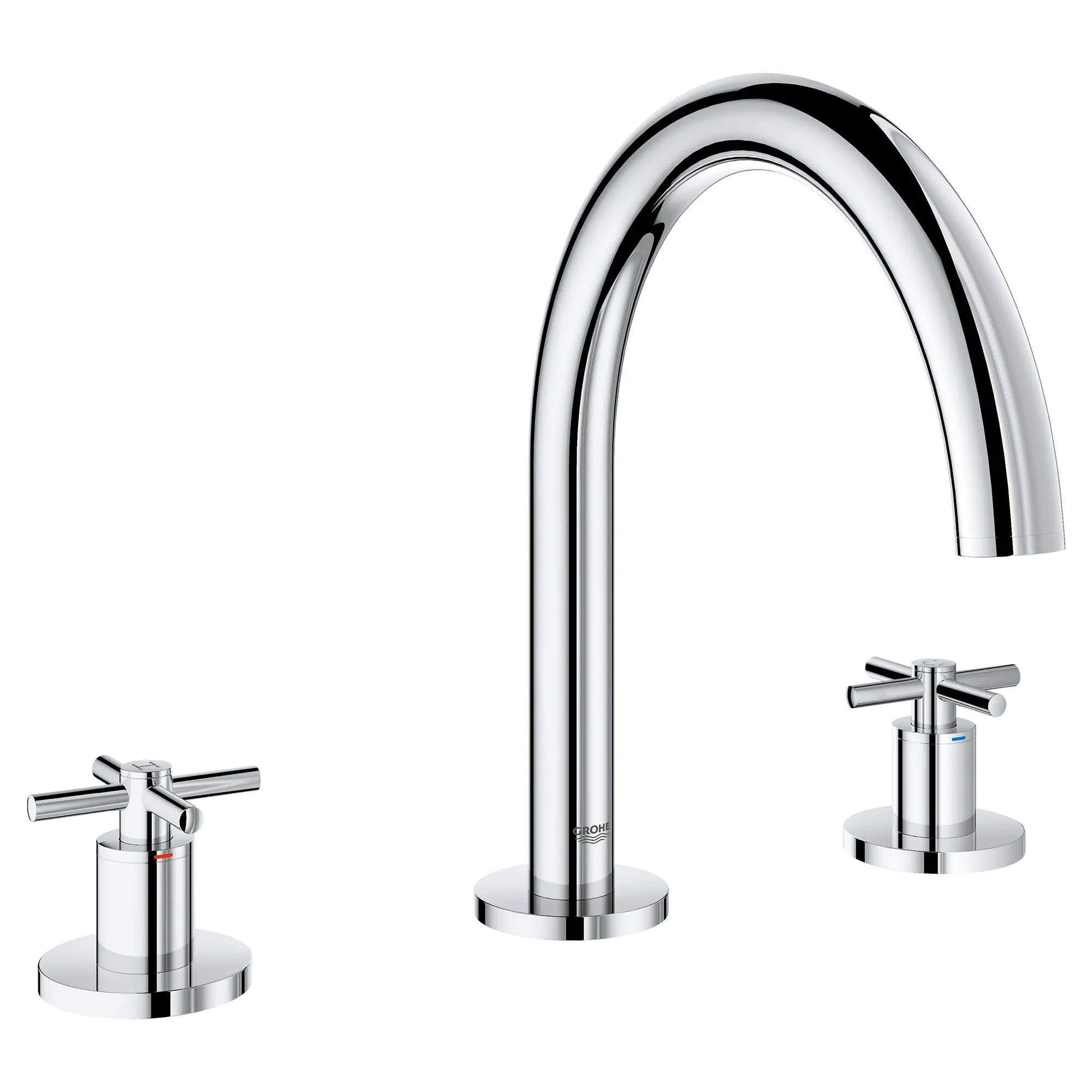 3-Hole 2-Handle Deck Mount Roman Tub Faucet // GROHE STARLIGHT CHROME // 163517_25048003_Z01_01_0_CDNwebp.webp