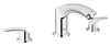 [25168002] 3-Hole 2-Handle Deck Mount Roman Tub Faucet - GROHE StarLight Chrome