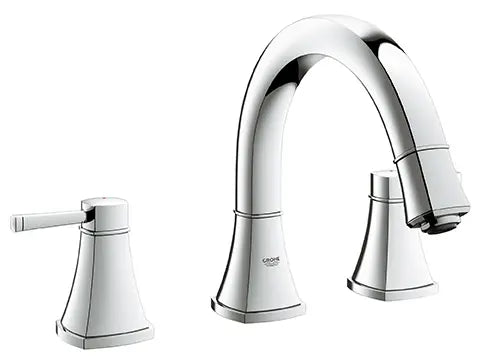3-Hole 2-Handle Deck Mount Roman Tub Faucet // GROHE STARLIGHT CHROME // 163556_25154000_0_CDNwebp.webp