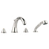 [25506BE0] Roman Tub Filler With 2.5 GPM Personal Hand Shower - GROHE StarLight Chrome