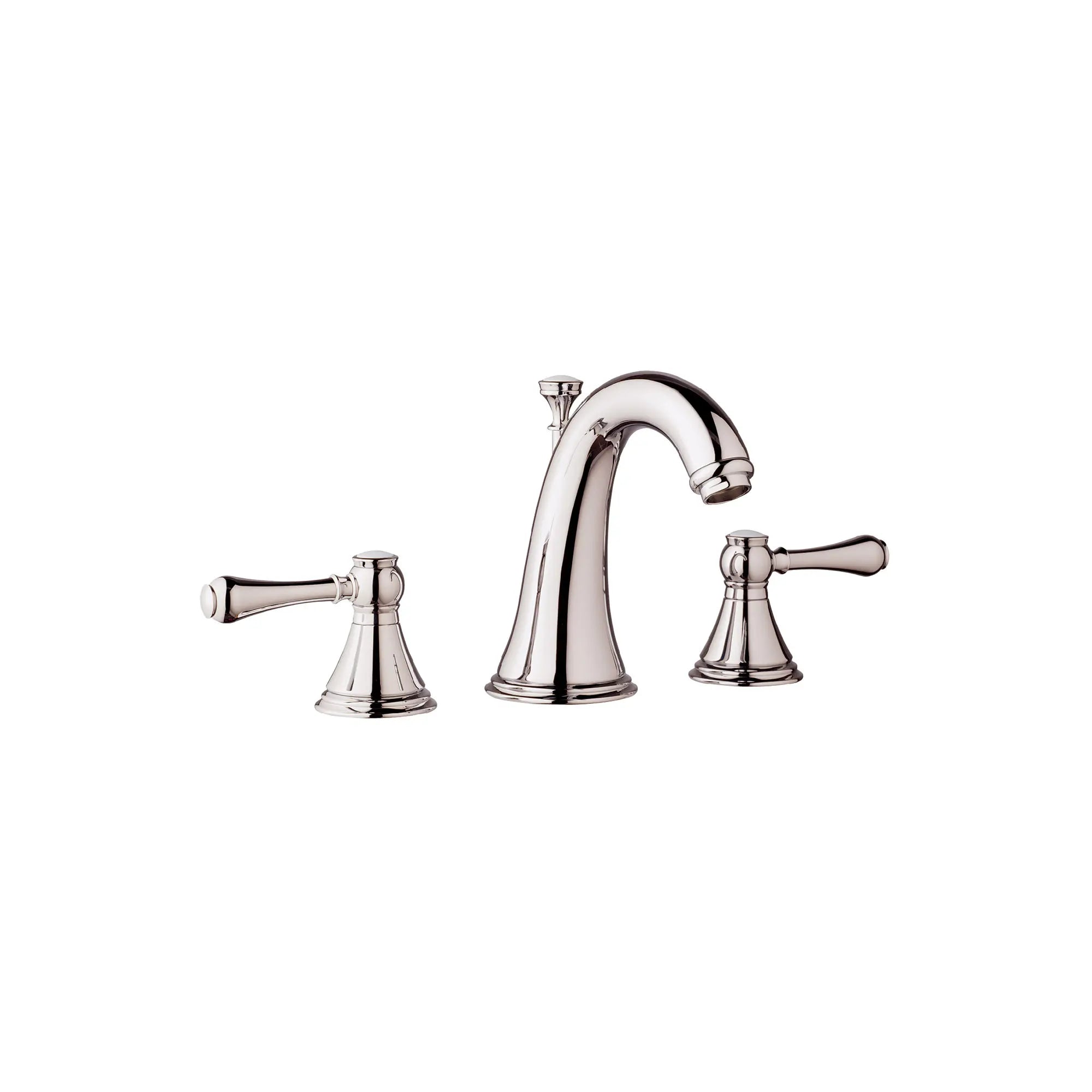 8-inch Widespread 2-Handle S-Size Bathroom Faucet 1.2 GPM // POLISHED NICKEL INFINITYFINISH // 163628_Geneva-8-in-Widespread-2-Handle-Mid-Arc-Bathroom-Faucet-12-GPM-in-Polished-Nickel-Silo-1_0_CDNwebp.webp