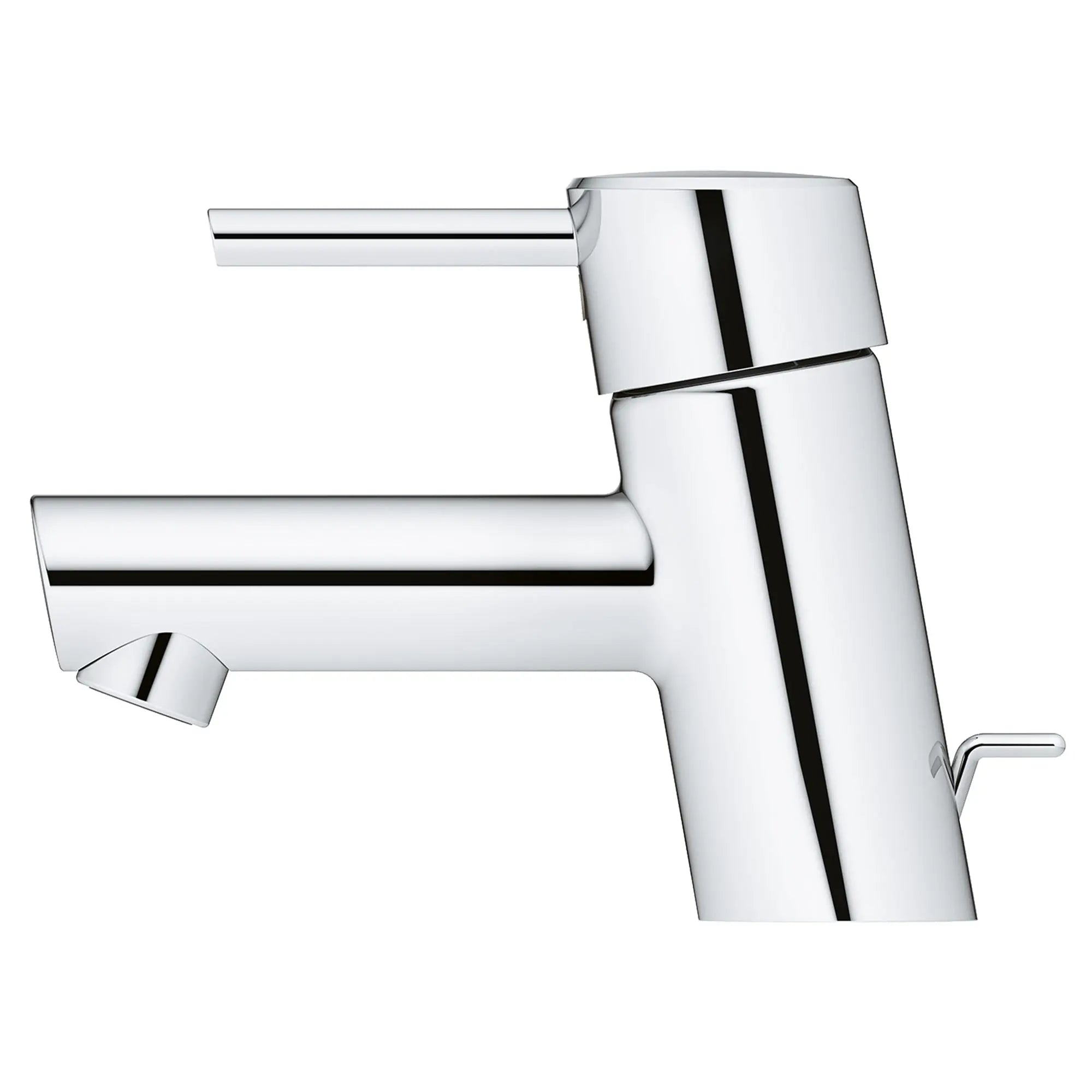GROHE Concetto Single-Handle Bathroom Faucet - High Arc, Starlight Chrome, 1.2 GPM, Brass Construction