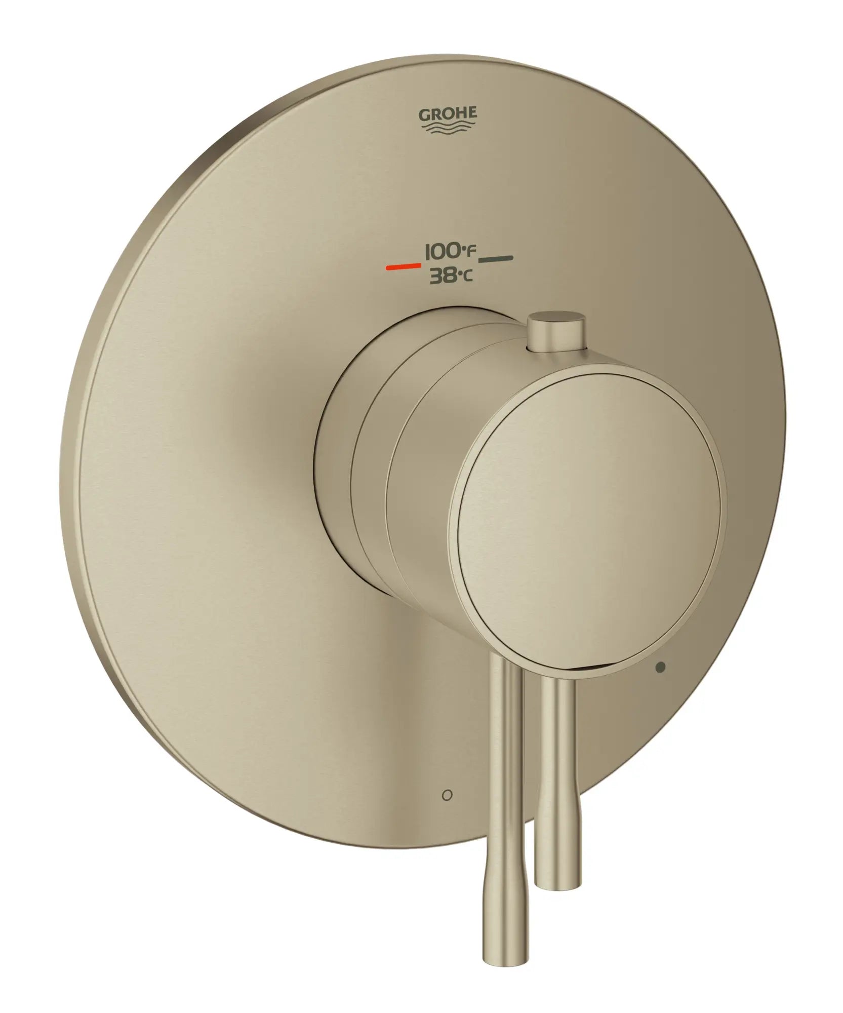 Single Function Thermostatic Valve Trim // BRUSHED NICKEL INFINITYFINISH // 163649_19987EN1_0_CDNwebp.webp