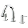 [25154000] 3-Hole 2-Handle Deck Mount Roman Tub Faucet - GROHE StarLight Chrome