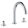 [25048003] 3-Hole 2-Handle Deck Mount Roman Tub Faucet - GROHE StarLight Chrome