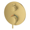 [24361GN0] Atrio Dual Function 2-Handle Thermostatic Valve Trim - Brushed Cool Sunrise
