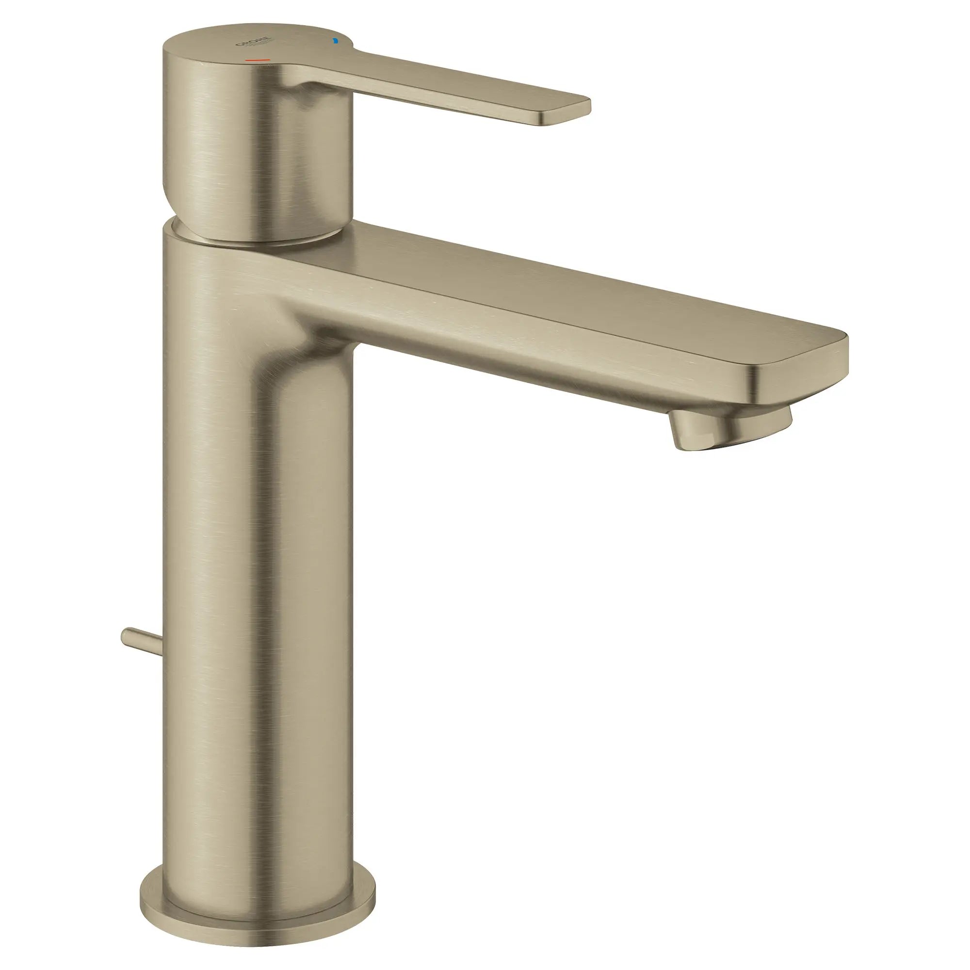 Single Hole Single-Handle S-Size Bathroom Faucet, 1.2 GPM (4.5 L/min) // BRUSHED NICKEL INFINITYFINISH // 163815_23794ENA_0_CDNwebp.webp