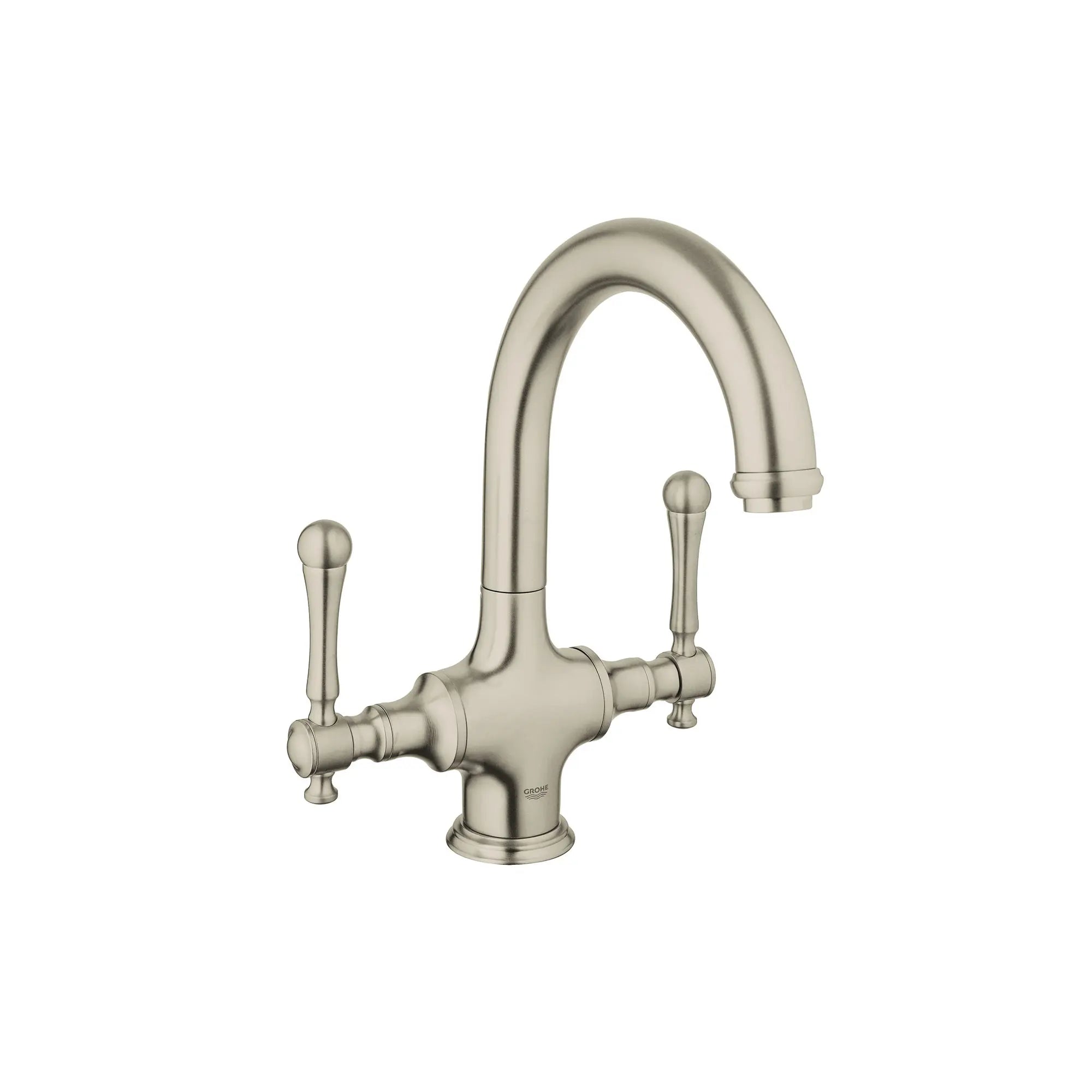 2-Handle Bar Faucet 1.75 GPM // BRUSHED NICKEL INFINITYFINISH // 163825_31055EN0-Brideford-Single-Hole-Kitchen-Faucet-in-Brushed-Nickel-Silo-1_0_CDNwebp.webp