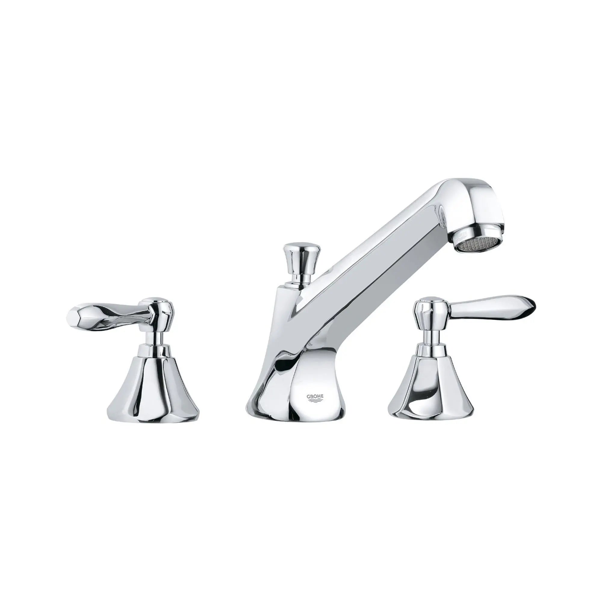 Somerset Roman Tub Filler // GROHE STARLIGHT CHROME // 163829_Somerset-Roman-Tub-Filler-in-Chrome-Silo-1_0_CDNwebp.webp