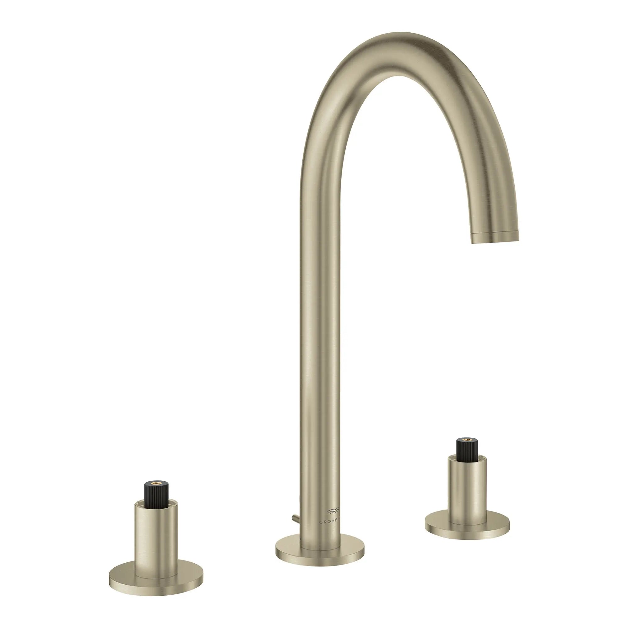 Atrio 8-inch Widespread 2-Handle M-Size Bathroom Faucet without Handles, 1.2 GPM (4.5 L/min) // BRUSHED NICKEL INFINITYFINISH // 163856_Atrio_SiloRight_20659EN0_002_Feb2023_0_CDNwebp.webp