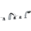 [25597000] Five-Hole Bathtub Faucet with Handshower - Brushed Nickel InfinityFinish