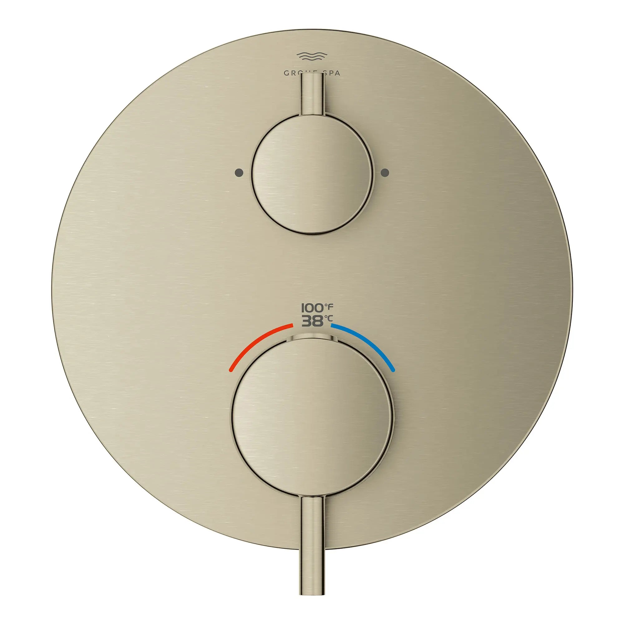 Dual Function 2-Handle Thermostatic Valve Trim // BRUSHED NICKEL INFINITYFINISH // 163876_Atrio_SiloFront_24361EN0_0001_Feb2023_0_CDNwebp_cbc9bfa2-7044-4530-8cdf-bab1752f6154.webp