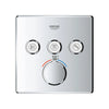 [29142000] Triple Function Thermostatic Valve Trim - GROHE StarLight Chrome