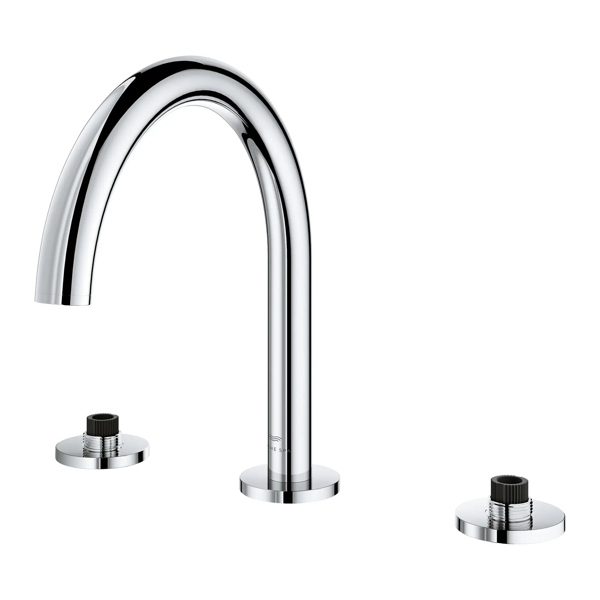 Atrio 3-Hole 2-Handle Deck Mount Roman Tub Faucet without Handles // GROHE STARLIGHT CHROME // 163928_Atrio_SiloLeft_25273000_001_Feb2023_0_CDNwebp.webp