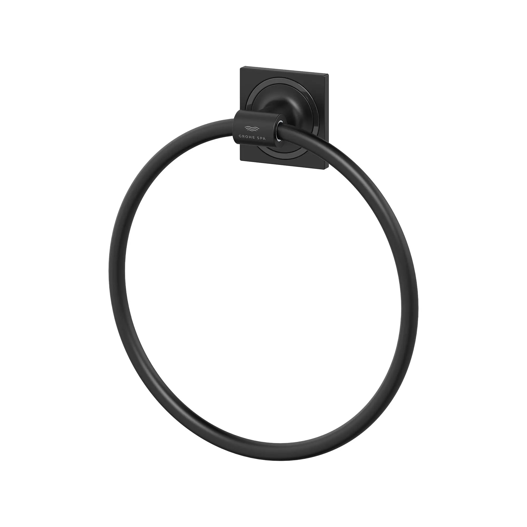 Allure Towel Ring // MATTE BLACK // 163934_Allure_SiloLeft_403392431_0001_Mar2023_0_CDNwebp.webp