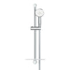 [27609001] 24" Shower Slide Bar Kit - 4 Sprays, 2.5 gpm - GROHE StarLight Chrome