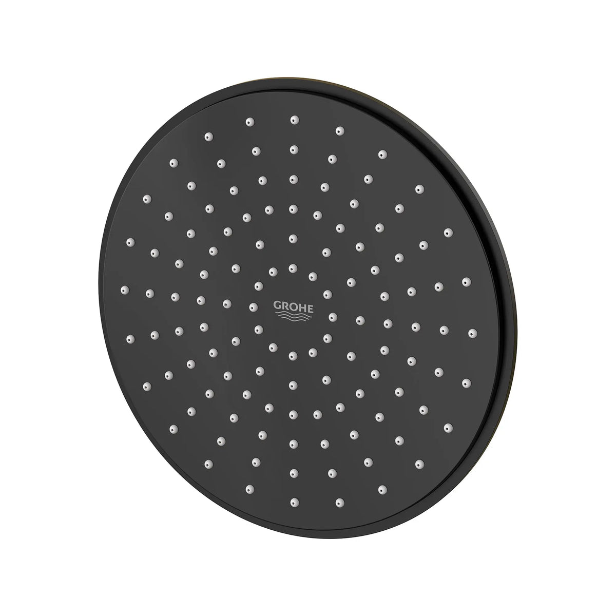 Rainshower Cosmopolitan 210 Shower Head, 8" - 1 Spray, 1.75 GPM (6.6L/min) // MATTE BLACK // 163996_Rainshower_SiloLeft_1120942430_0004_Mar2023_0_CDNwebp.webp