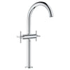 [21046003] Single Hole Two-Handle Deck Mount Vessel Sink Faucet 1.2 GPM - GROHE StarLight Chrome