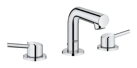 8-inch Widespread 2-Handle S-Size Bathroom Faucet, 1.2 GPM (4.5 L/min) // GROHE STARLIGHT CHROME // 164016_20572001_0_CDNwebp.webp