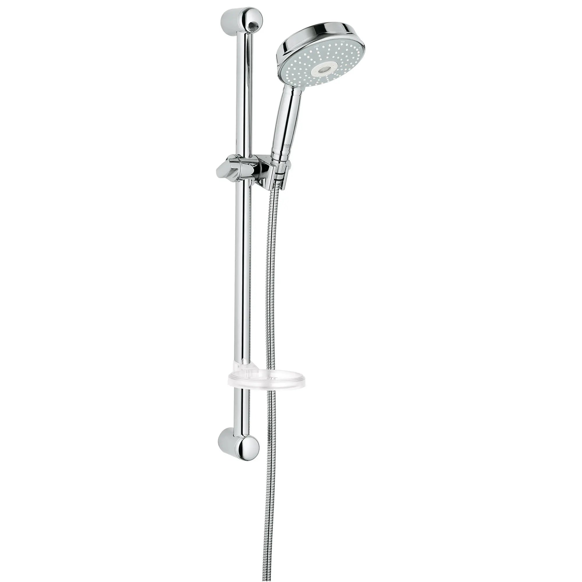24" Shower Slide Bar Kit - 3 Sprays, 2.5 gpm // GROHE STARLIGHT CHROME // 164070_27140000_0_CDNwebp.webp