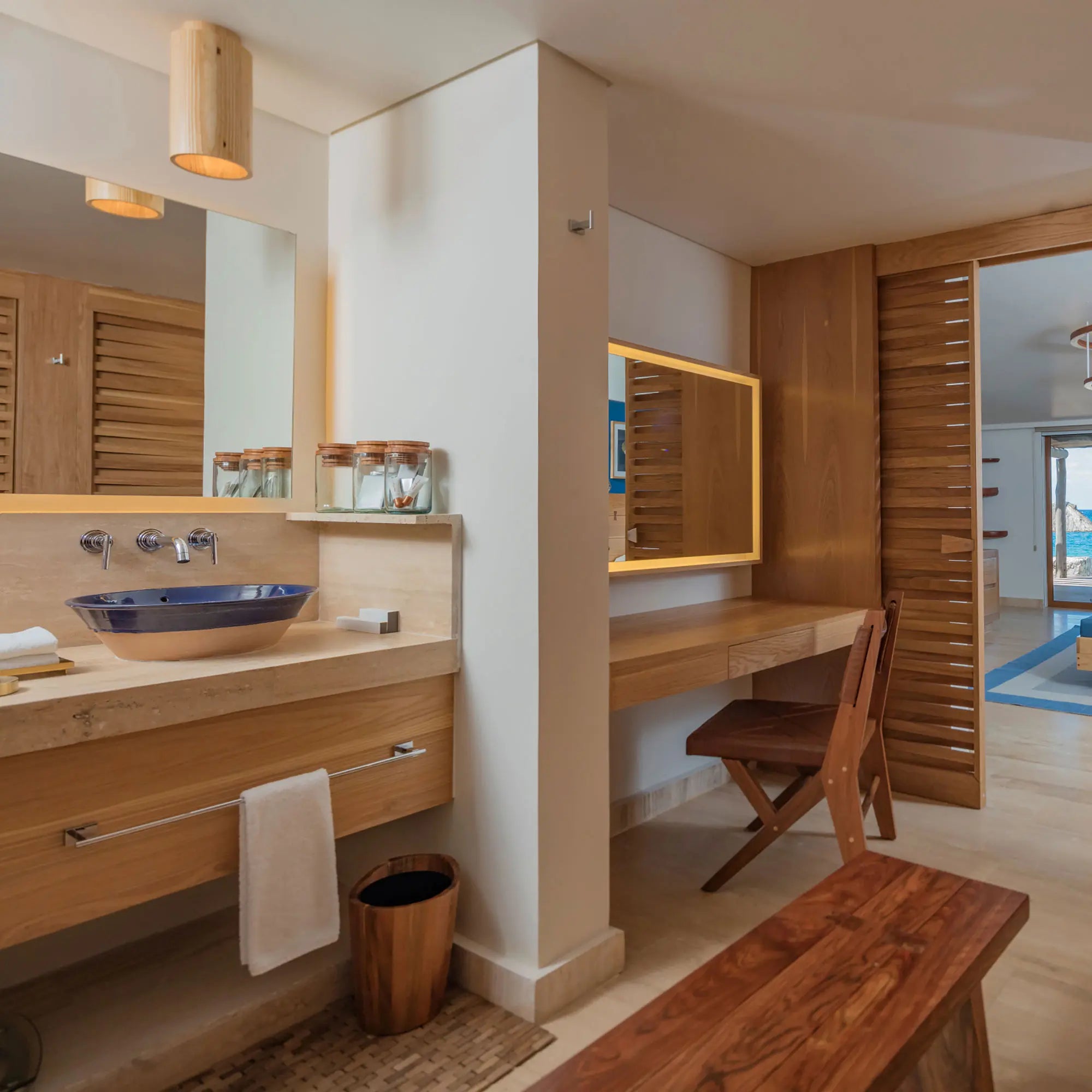 2-Handle Wall-Mount Faucet 1.2 GPM // GROHE STARLIGHT CHROME // 164135_20173003-Atrio-8-Widespread-Bathroom-Faucet-M-Size-in-Chrome-lifestyle-1_0_CDNwebp.webp