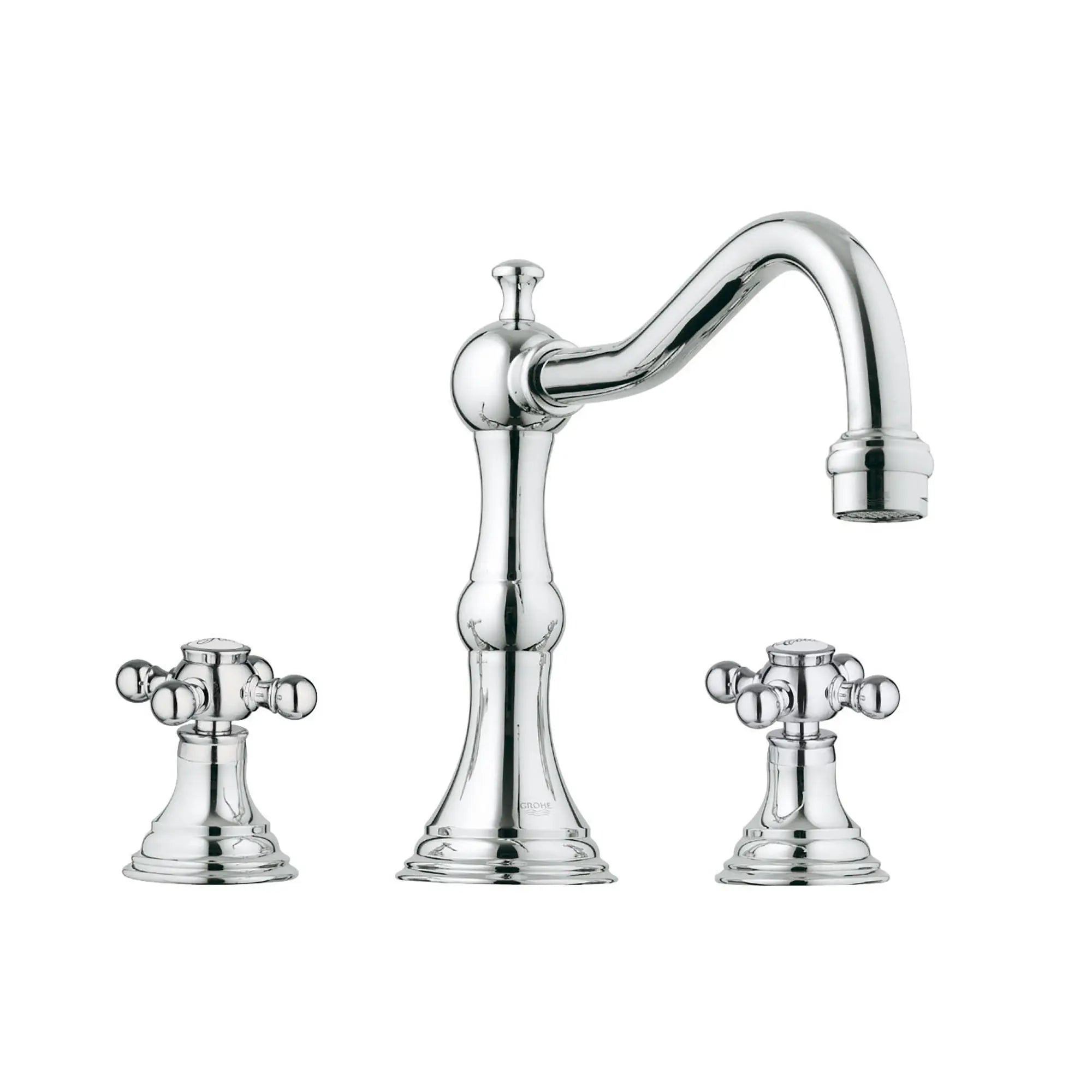3-Hole 2-Handle Deck Mount Roman Tub Faucet // GROHE STARLIGHT CHROME // 164139_Bridgeford-Roman-Tub-Filler-in-Chrome-Silo-2_0_CDNwebp.webp