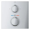 [29178001] Allure Dual Function 2-Handle Thermostatic Valve Trim - GROHE StarLight Chrome