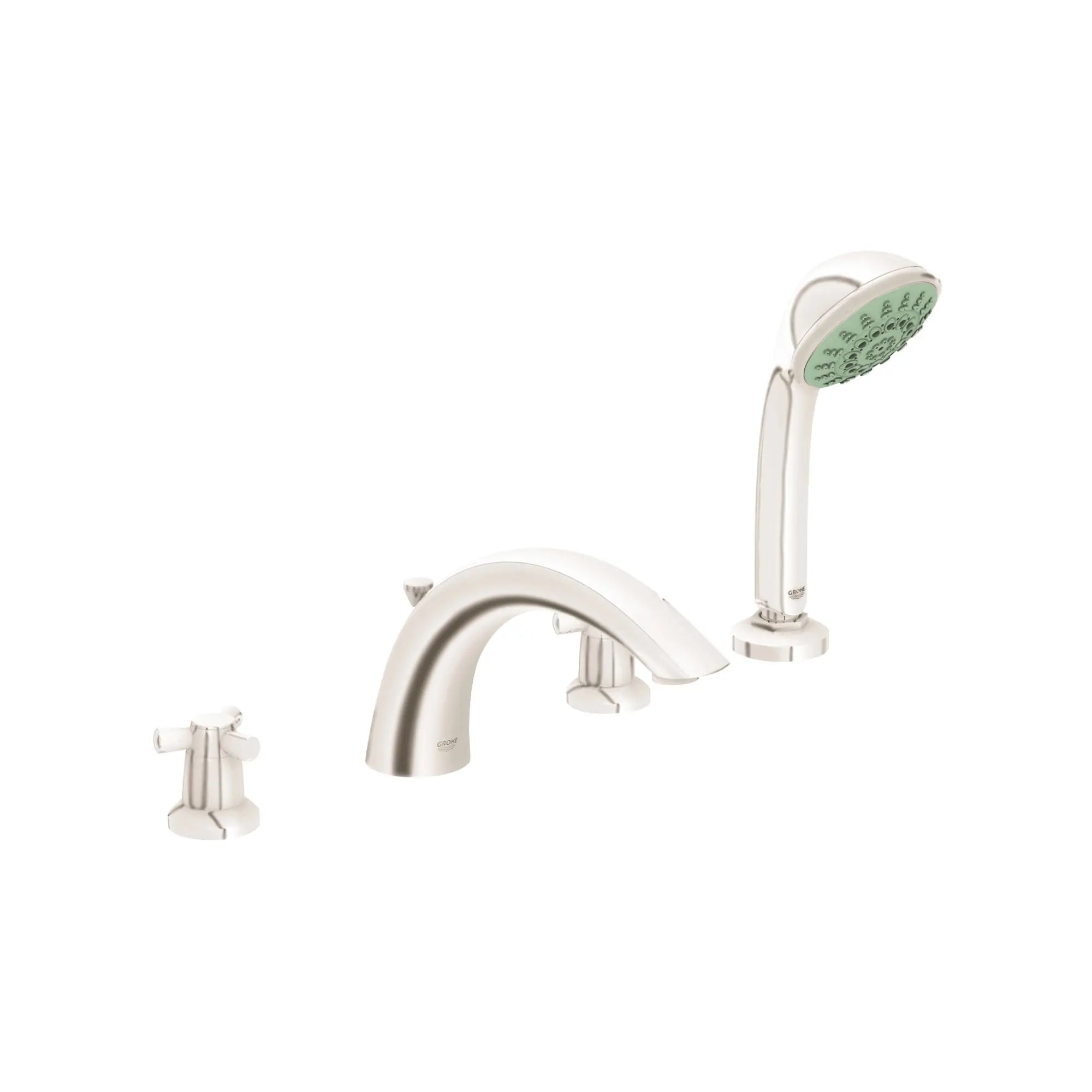 4-Hole 2-Handle Deck Mount Roman Tub Faucet with 2.5 GPM Hand Shower // BRUSHED NICKEL INFINITYFINISH // 164263_25072EN0-Arden-Roman-Tub-Filler-With-Personal-Hand-Shower-in-Brushed-Nickel-Silo-2_0_CDNwebp.webp