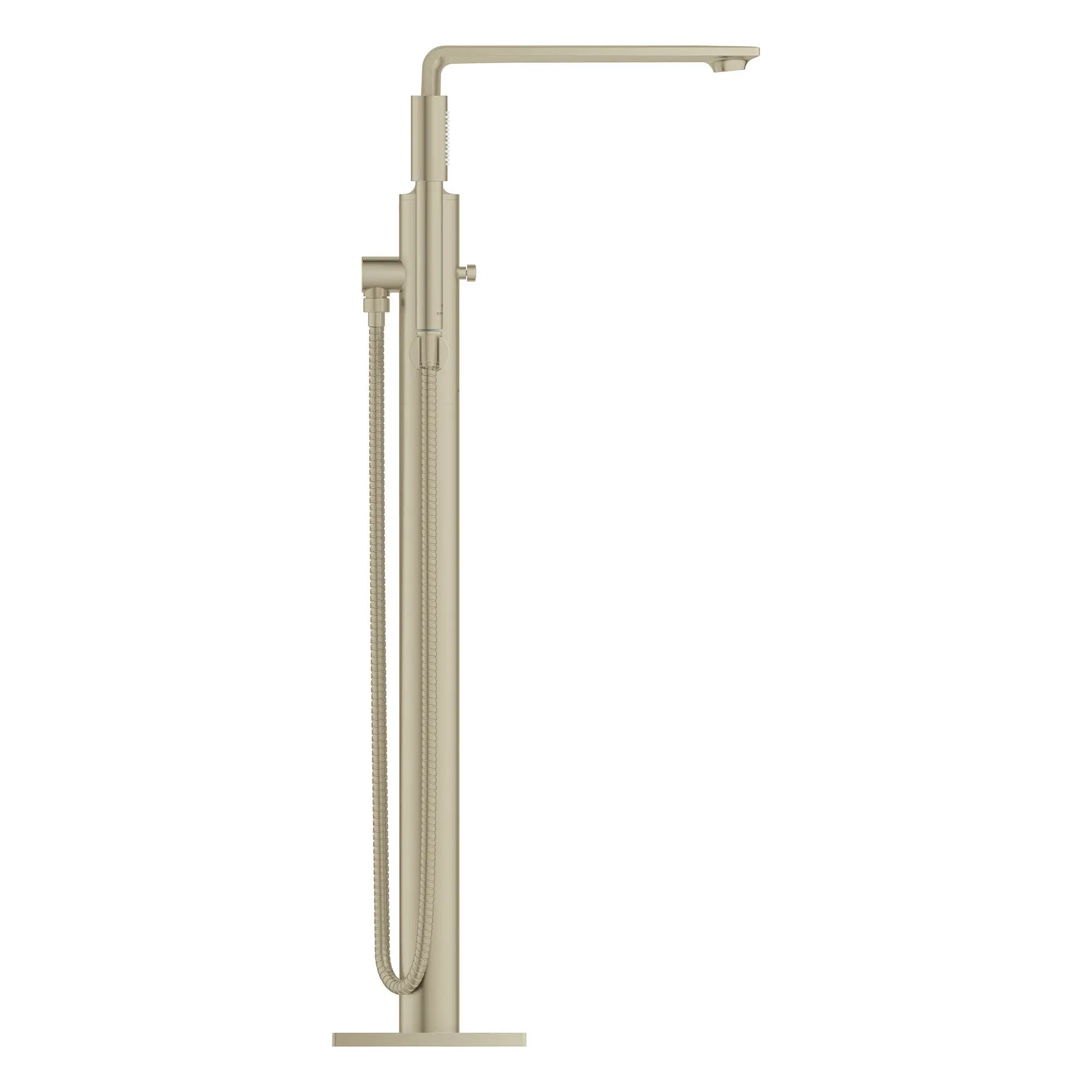 Allure Single-Handle Freestanding Tub Faucet with 1.75 GPM (6.6 L/min) Hand Shower // BRUSHED NICKEL INFINITYFINISH // 164301_Allure_SiloSide_25222EN1_0001_Feb2023_0_CDNwebp.webp